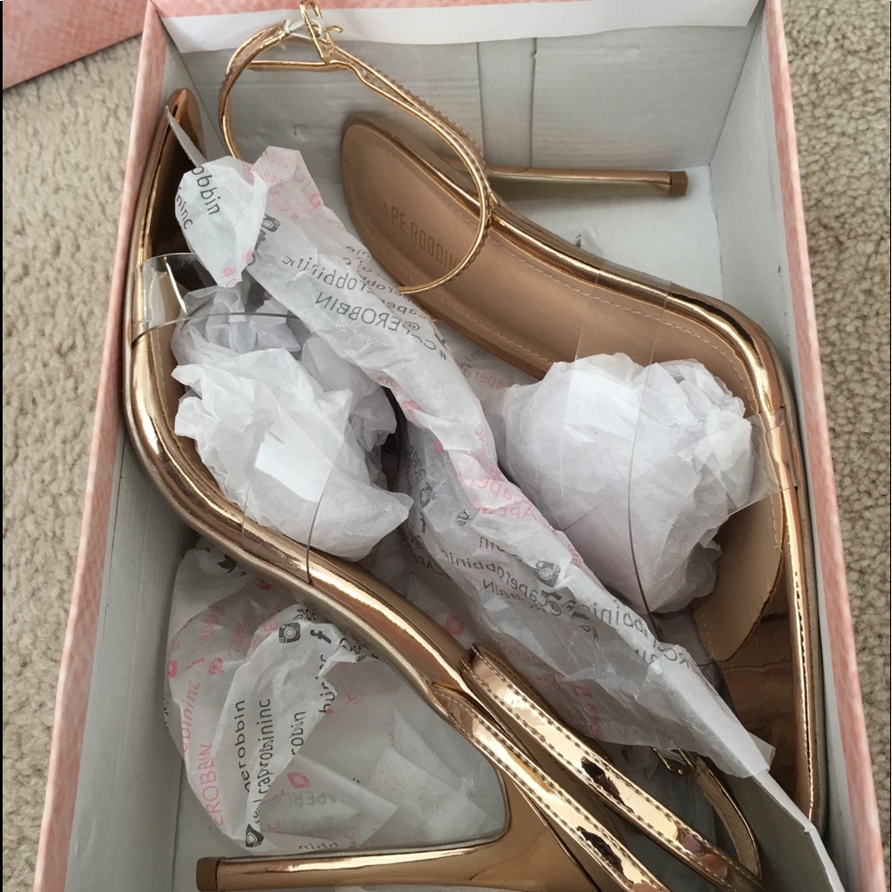 Brand New Peep Toe High Heels
